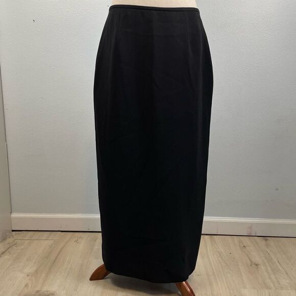 Sag Harbor Dresses & Skirts - Sag Harbor Suit Black Maxi Skirt Size 10 EUC